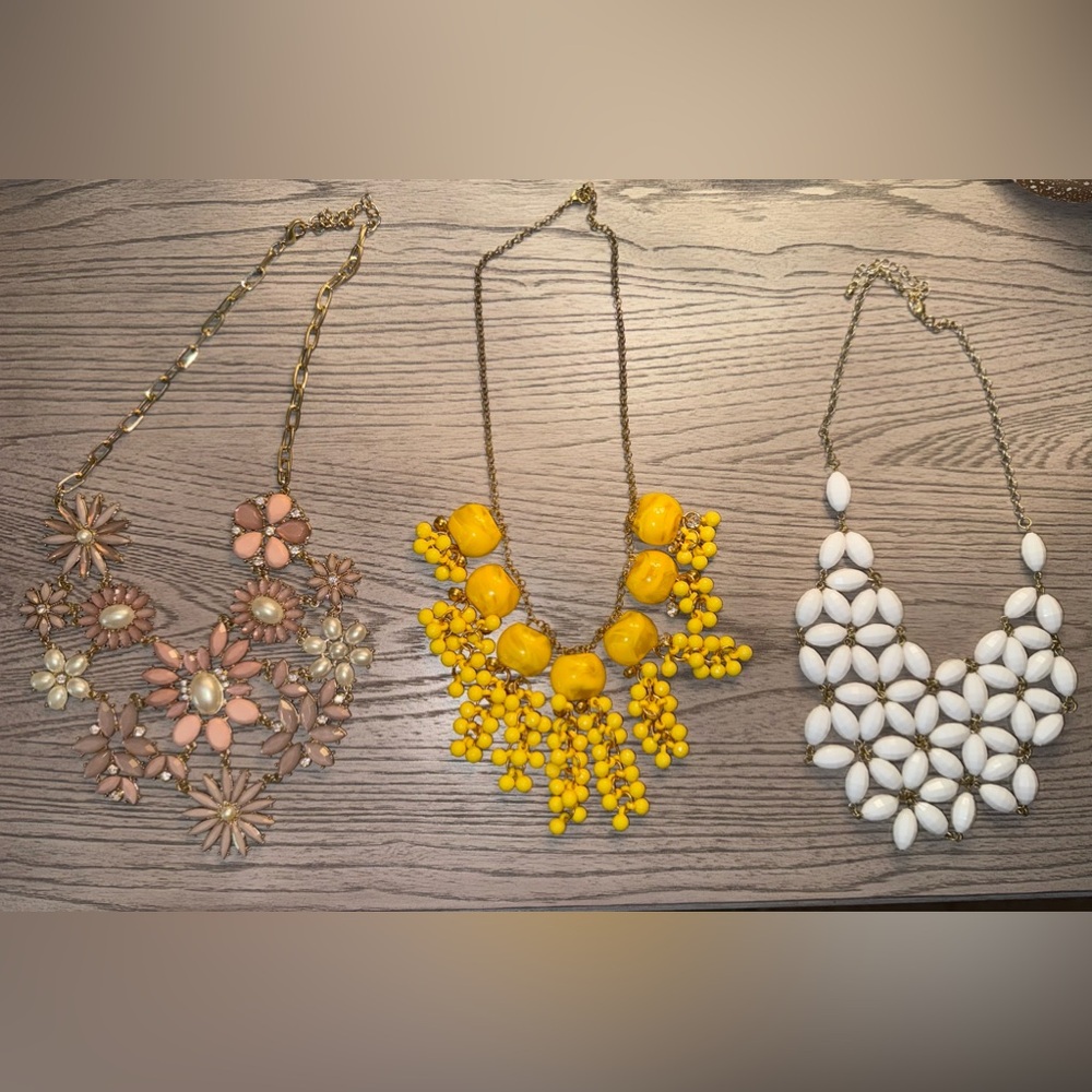 3 statement necklaces *excluded from sale
